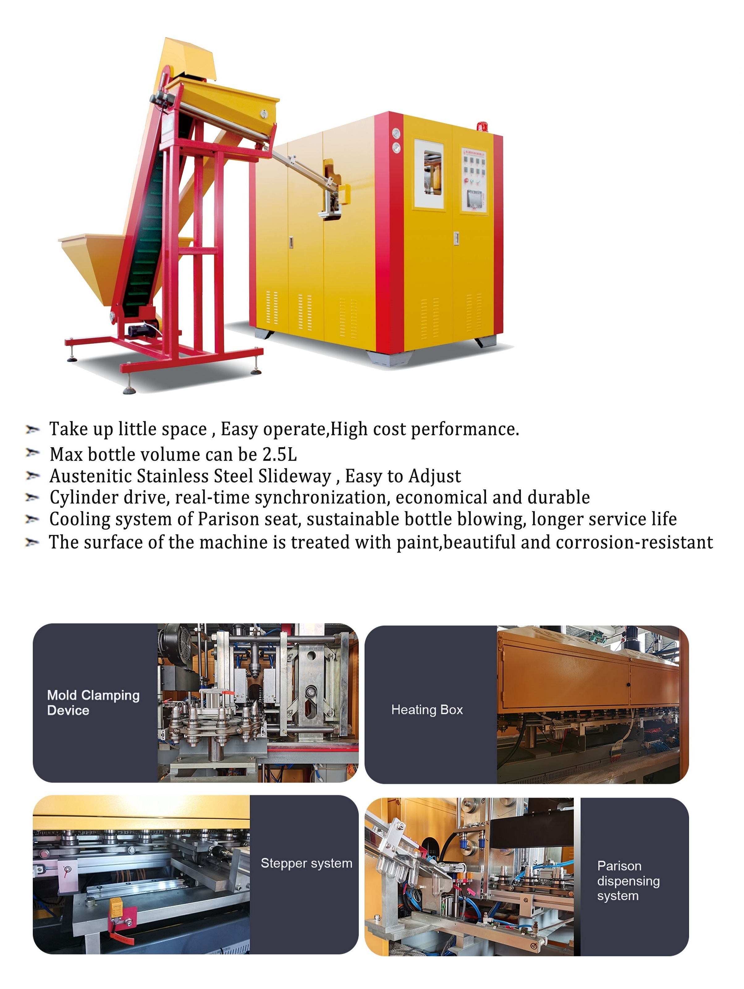 2 Cavities Automatic Bottle Blowing Machine(图1)